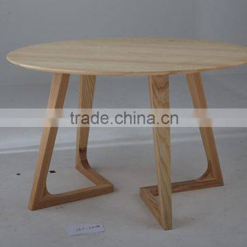 round Solid wood table