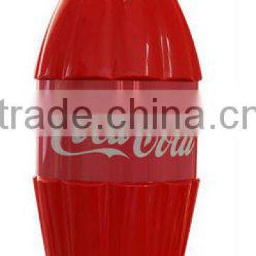 Fiberglass drink bottle statue , large size bottle model