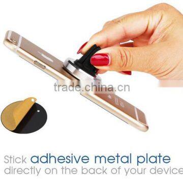 Aluminum Design Sticky Gel Universal Air Vent Magnet Phone Holder for Promotion photo-6