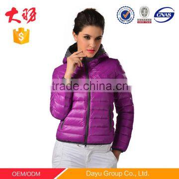 Customized outdoor section down cotton jacket cultivating warm coat custom varsity jacket