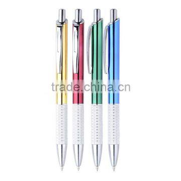 Free Samples Retractable Click Action Metal Ball-point Pen