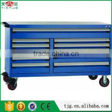 TJG-ST60BC Heavy Duty Rolling Cabinet Type 60 Inch Tool Trolley With 11 Drawers