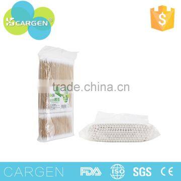 600tips double headed comestic wooden cotton q tip