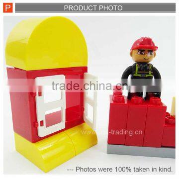 12pcs Plastic Mini Intelligent Block Figure Doll Toy photo-3