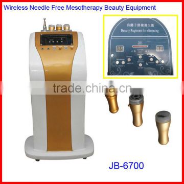 Painless Wireless No-Needle Meso therapy Skin care facial Equipment Beauty Machine