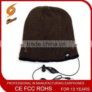 Customized winter Beanie/Music cap earphone for sale promotion