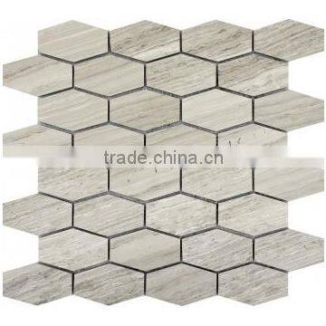 marble mosaic design, stone mosaic tiles, kitchen backsplash mosaics(PMBS174)
