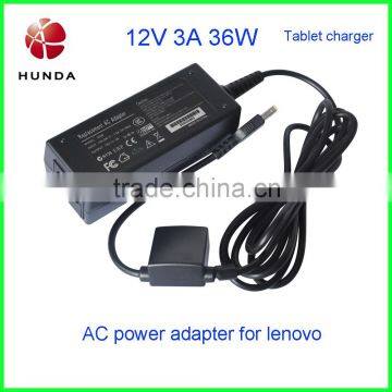 12V 3A 36W oem AC power Adapter for Lenovo ThinkPad 10 helix 2 Tablet charger