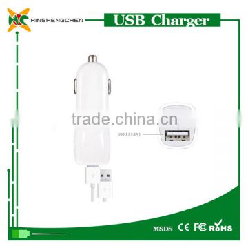 Factory Wholesale Portable Dual USB Car Charger battery Charger