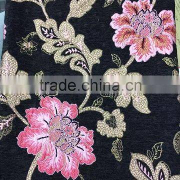 Big flower jacquard fancy fashion fabric brocade for costumes for children