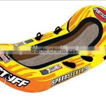 Heavy duty inflatable snow tubes 2 persons snow sled