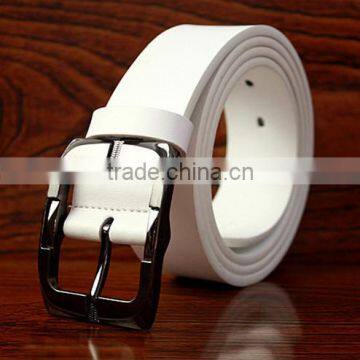 Red Genuine Leather Belt for Teens and Men