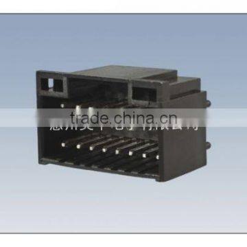 16P straight PIN header black