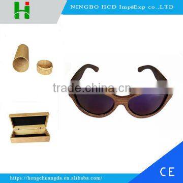 2016 Newest fashion bamboo and wood sunglasses with customized logo