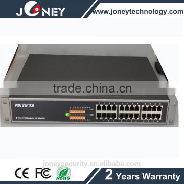 16 channel 24 port POE switch