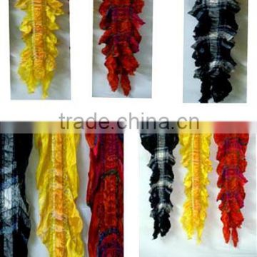 100% PURE SILK DESIGNER SCARVES WITH LYCRA