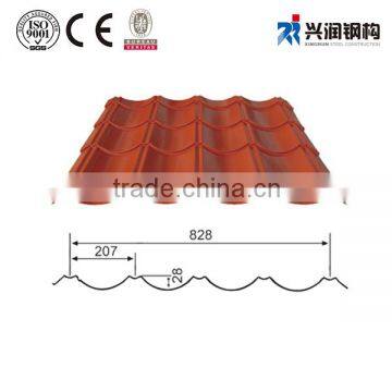 Color corrugated metal steel sheet for roofing panel