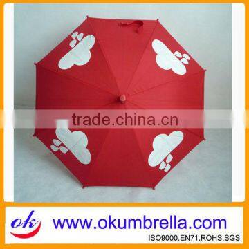 safty high quality solid color straight children umbrella wholesale