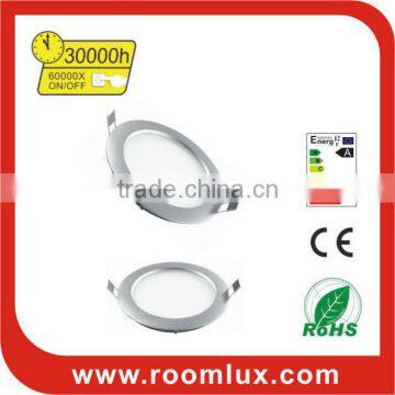 high lumen output LED round panel ceiling light 10W Dia180X12mm