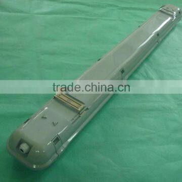 Circular Waterproof Shower Light Lighting Fixture 2x120cm photo-5