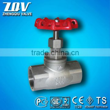 CF8 CF8M NPT Globe Valve 200PSI 600PSI