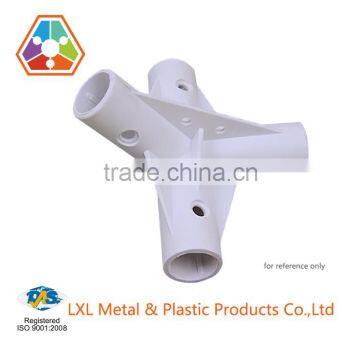 pp 1*90mm round 4 way tube connector/Plastic tent connector