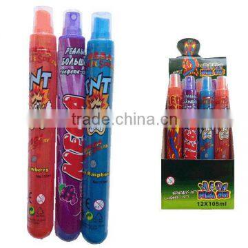 Special giant spray liquid candy