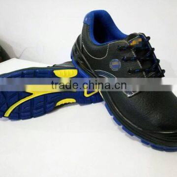 Good Quality Genuine Leather PU Sole Steel Toe Footwear