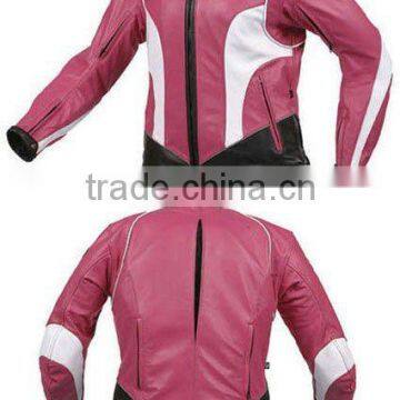 Leather Motorbike Racing Jacket