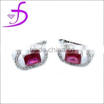 New Designs 925 Silver jewelry fashionable design english hook ear studs