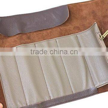 Boshiho Small Portable Rolling Leather Pen Pouch photo-4