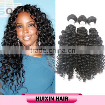 Deep wave brazilian hair weaves ,full cuticle raw hair