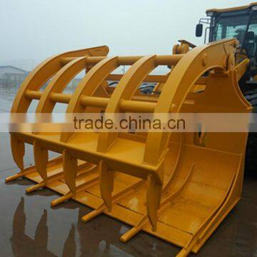 XGMA Hydraulic 0.9cmb Rock Bucket/Log Grapple/Grass Grapple/Snow Plow For ZL15B Wheel Loader