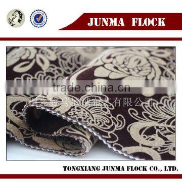 Flower Pattern Flocking Print Materials African Velvet Lace Fabric photo-4
