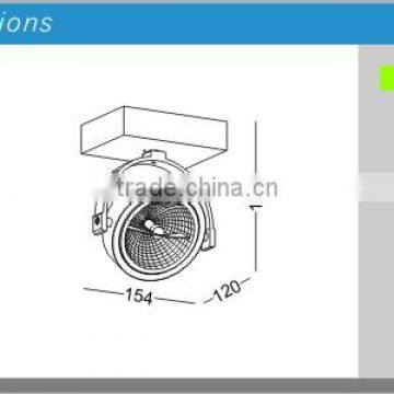 Rotatable Halogen Spot Light & Bulb Easy Change