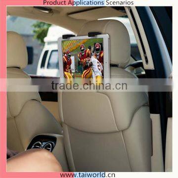 Universal 360 Degree Rotating Car Headrest Grip Tablet PC Mount Holder for All Tablets up to 10"