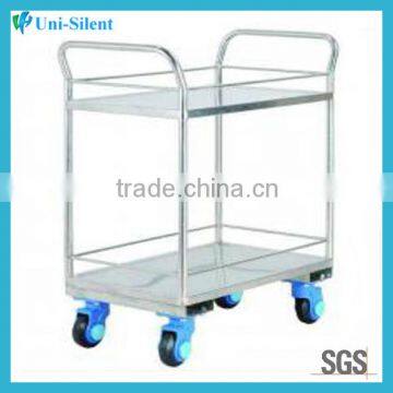 stainless steel serving cart