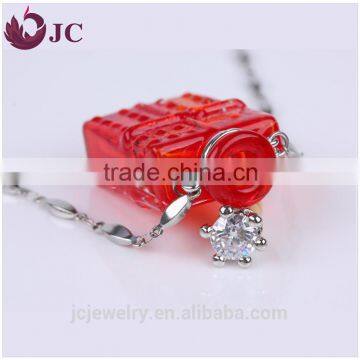 Glass Essential Oil Diffuser Locket Aromatherapy Pendant Necklace Jewelry Wholesale