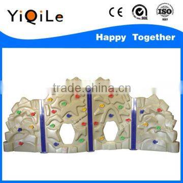 2015 Hot Sale Plastic Kids Indoor and Outdoor Rock Climbing Wall