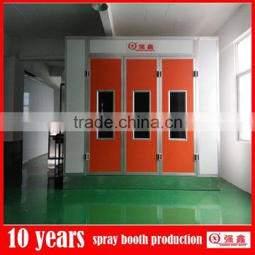 QX2000 CE Approved Diesel Burner Heating Used Auto Paint Booth For Sale