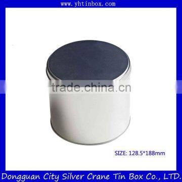 round cookie tin box