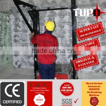 Automatic Rendering Machine for Wall/machine Plastering With Concrete Block