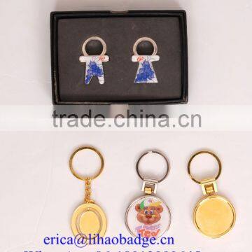 High Quality Custom Sliver Heart Shape Metal Key Chain photo-4