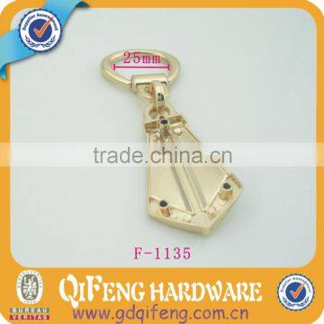 Shiny gold fashion environmental Zipper Puller for bag/garment F-1135