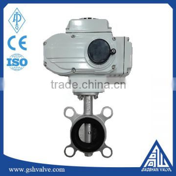 CF8 stainless steel epdm seat electric wafer Butterfly Valve