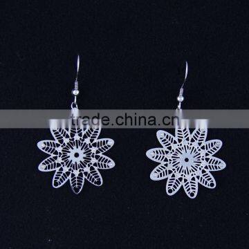 Flower Drop Earrings for Ladies