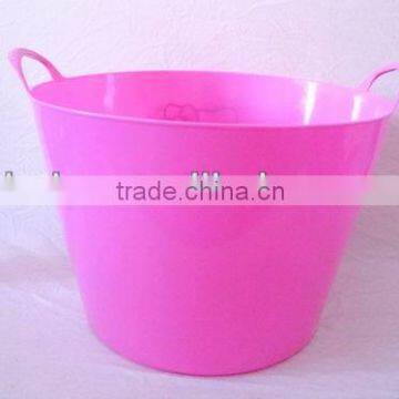 plastic laundry baskets with handle