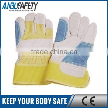 double palm AB class cow leather work glove