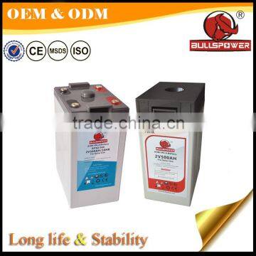 Manufacturer Long Life Service Maintenance Free BPL 2v-300ah Solar Battery photo-6