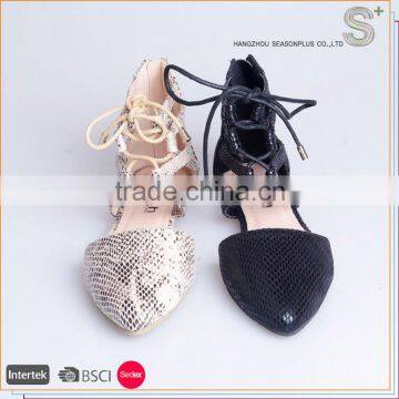 Wholesale low price ladies beautiful flat shoes